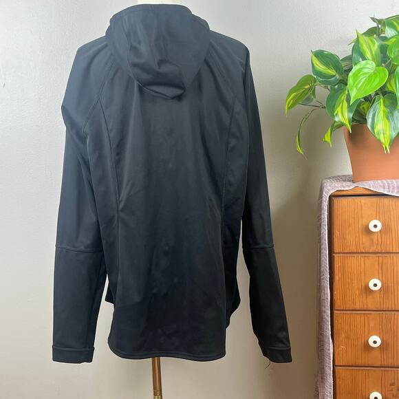 Marmot Black Half Zip Fitness Hoodie with Pockets Size XL - Picture 5 of 11